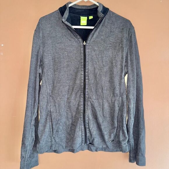 Hugo Boss Men's Modern Fit Full Zip Collared Sweatshirt - M - Picture 5 of 8